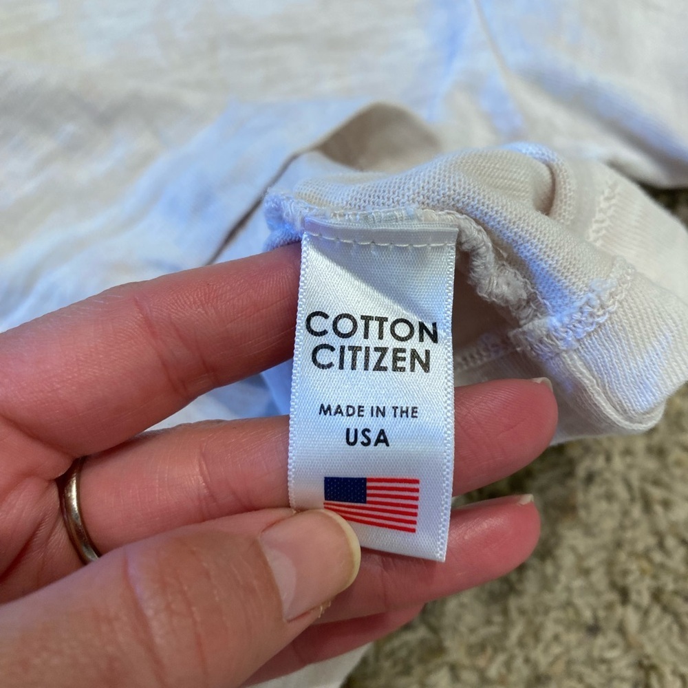 Cotton Citizen Women’s Tee Crop Baby Tee Size XS Shirt T-Shirt - Picture 7 of 8